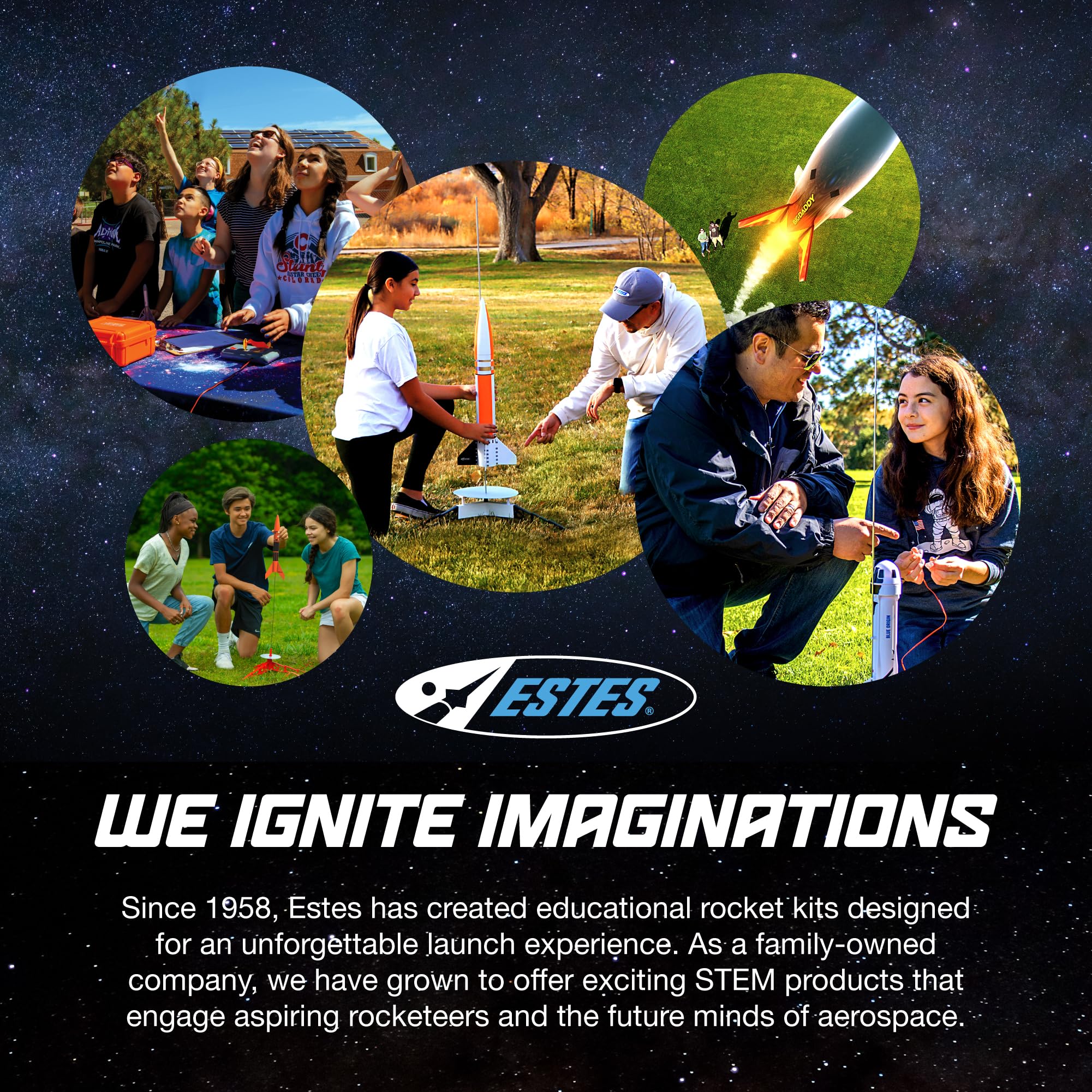 Estes Celestial Explorer Rocket Kit - Beginner Model Rockets -6