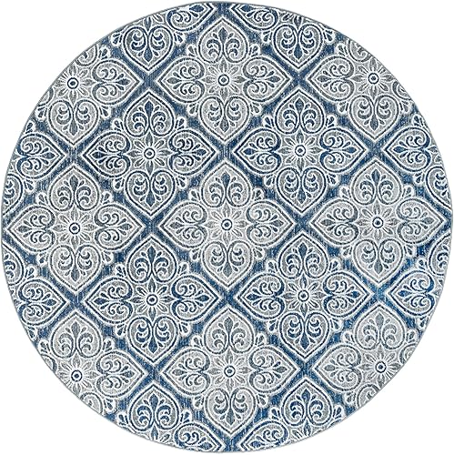 Miniatura 3 de Alfombra redonda moderna de 5.9 ft, alfombra de área interior, para sala de estar, comedor, dormitorio, cocina, entrada, contemporánea, alfombras