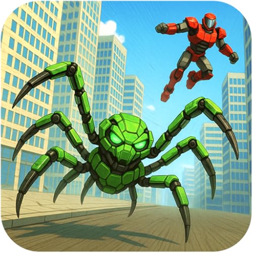 Robot Spider: City Battle Spider Robot Hero Game