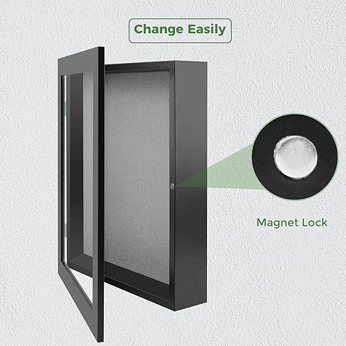 Miniatura 7 de Frametory, Marco de caja de sombra de 11 x 14 pulgadas, apertura frontal, caja de exhibición de 2 pulgadas de profundidad para pared y mesa, caja de