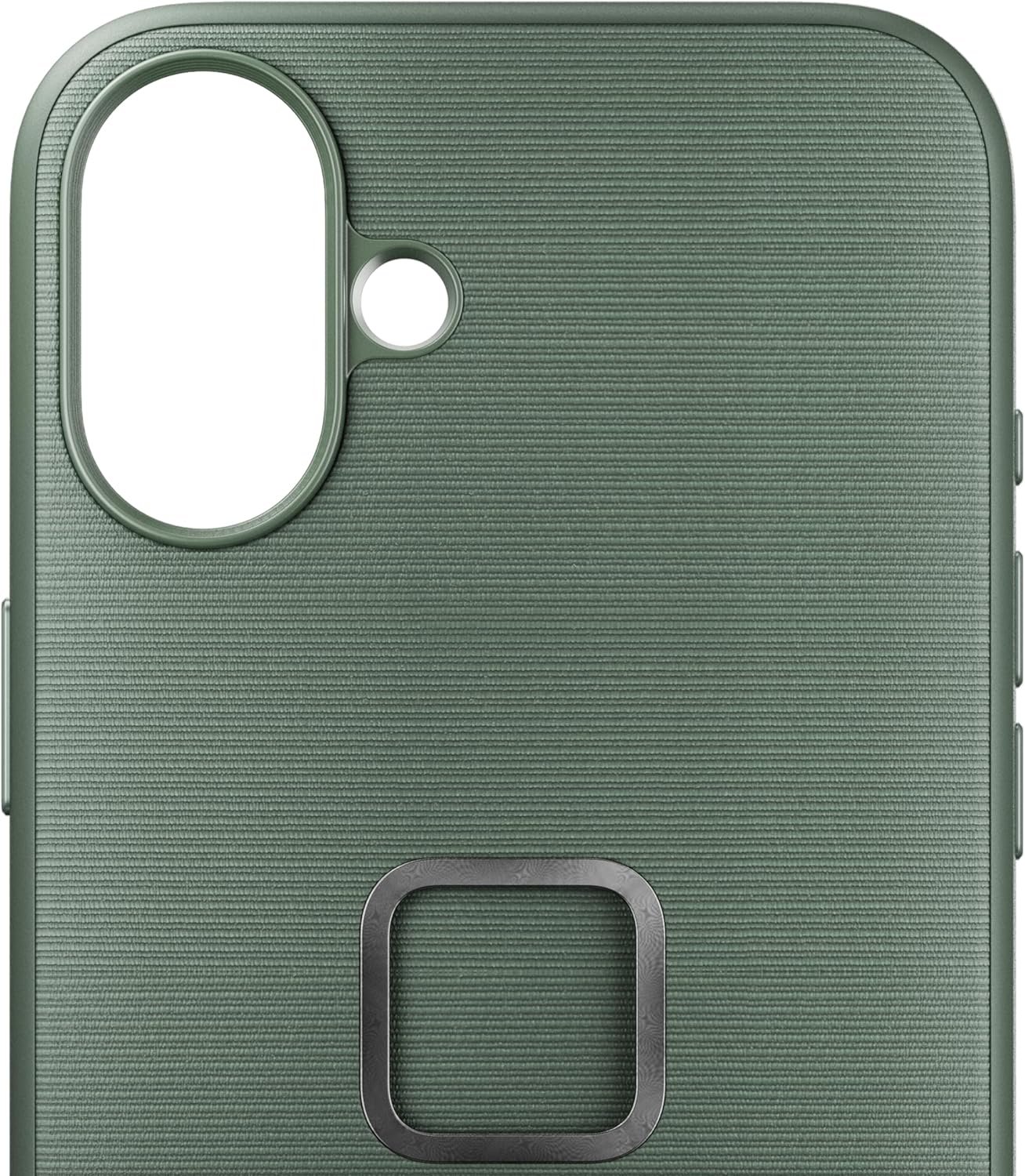 Peak Design Mobile Everyday Phone Case for iPhone 16 Plus, Sage, Slim Profile, Drop Protection, Weatherproof Fabric Shell, SlimLink Connects to Mobile Mounts & Gear