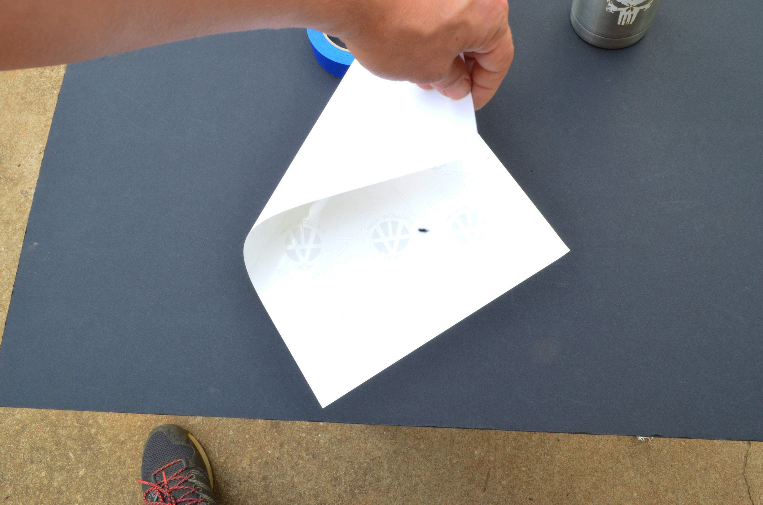 Acid Tactical® 2 Pack Camouflage EasyPeel Spray Paint Cerakote Camo Gun Stencil Cracked Earth