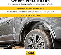 Vista 2 de Husky Liners — Protectores de guardabarros traseros Compatible con Ford F-250/F-350 2017-2024, Negro, 2 piezas 79131