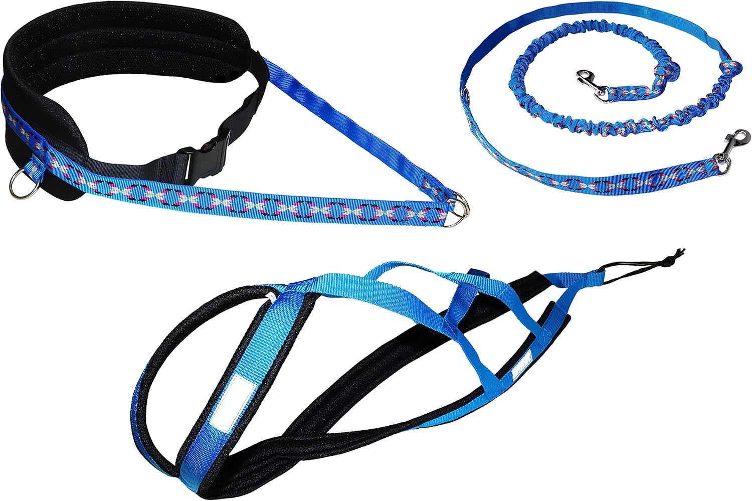 Northern Howl Canicross Set Dog XBack Pull Harness, Jöring Pull Cord