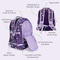Vista 62 de Bentgo Kids Prints - Mochila 2 en 1 y lonchera aislada, Dino Fossils, Niños