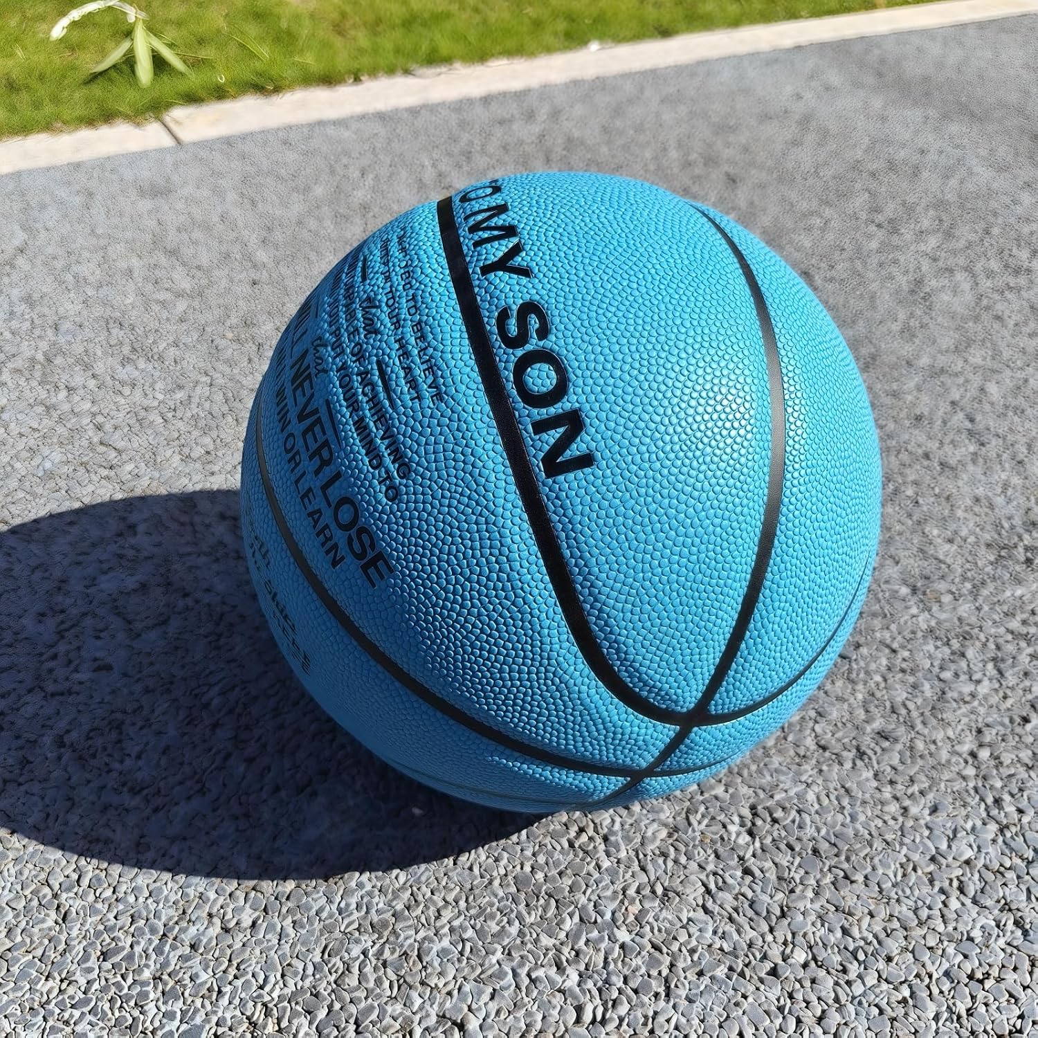 Engraved Indoor Outdoor Basketball Gift for Son, Grandson, Daughter- Personalized Basketball Gifts, Custom Christmas Birthday Graduation Present from Mom Dad,Orange Blue Pink.