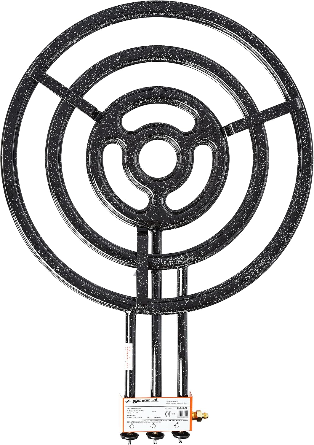 Garcima L70 Professional Propane Gas Burner, Enamel Steel, 27.5 inches