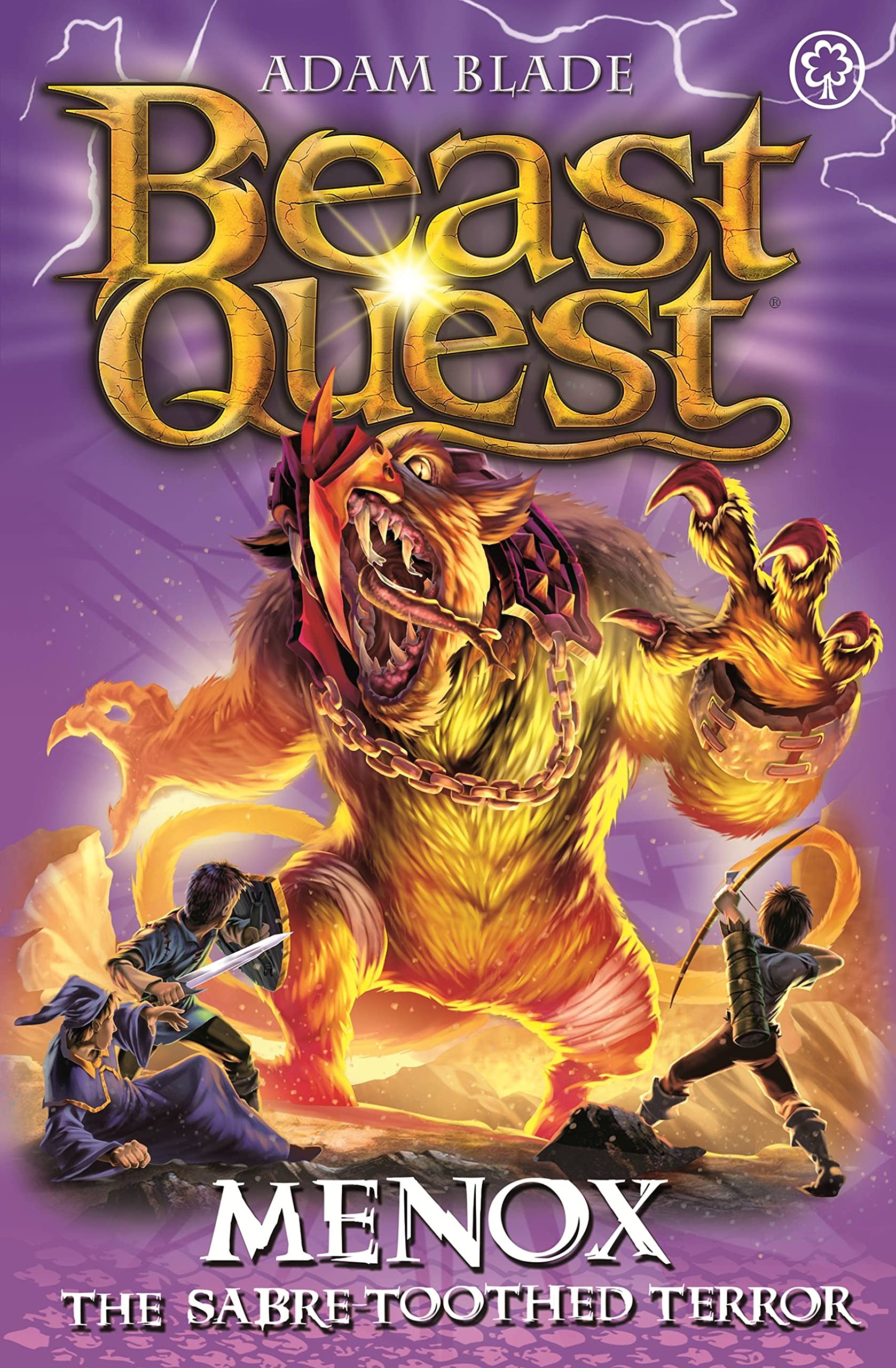 Menox the Sabre-Toothed Terror: Series 22 Book 1 (Beast Quest).by Blade New**