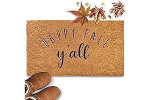 Happy Fall Y'all Outdoor Doormat