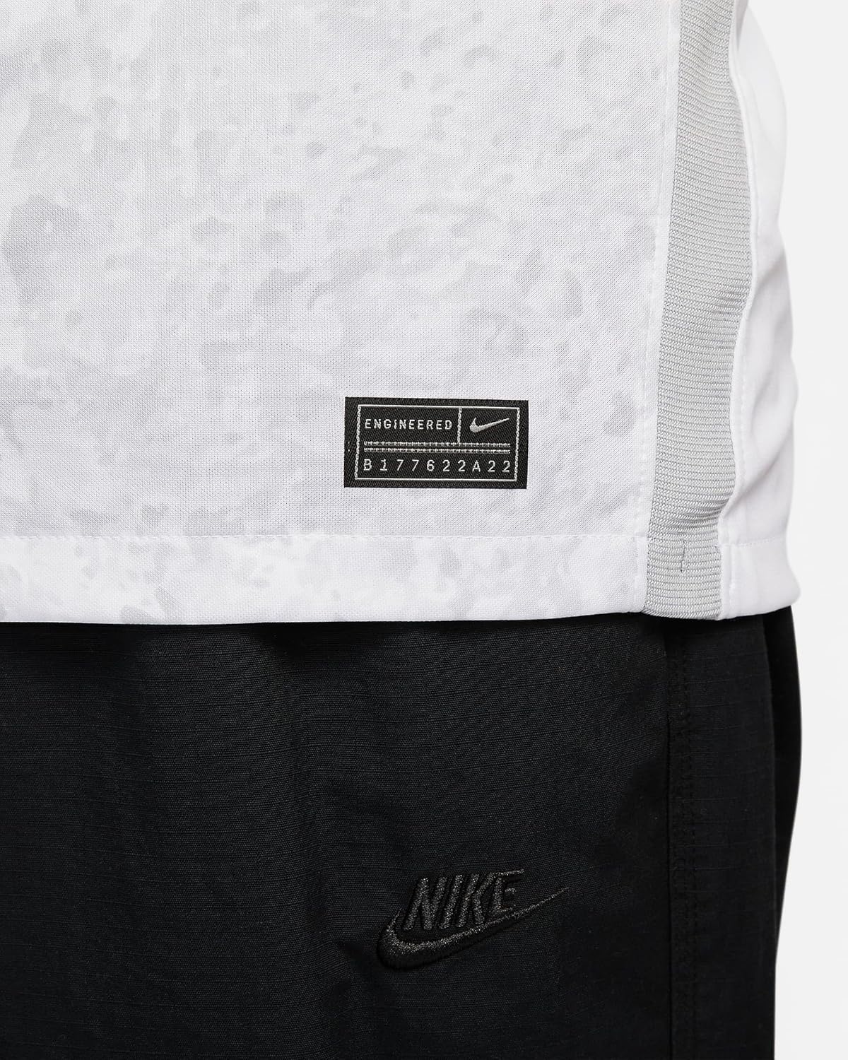 Nike Dri-FIT Orlando Pride Stadium Away Men's Soccer Jersey, White/Medium Silver/Wolf Grey/Black, XL