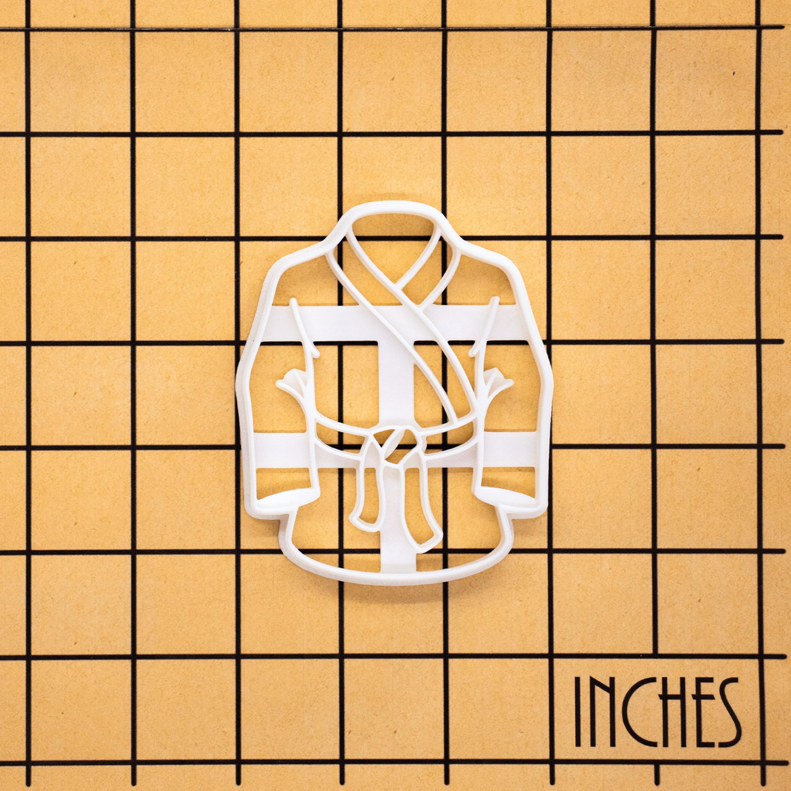 BAKERLOGY Karate Gi - Cortador de galletas para artes marciales, ideal para fondant, masa de galletas, arcilla