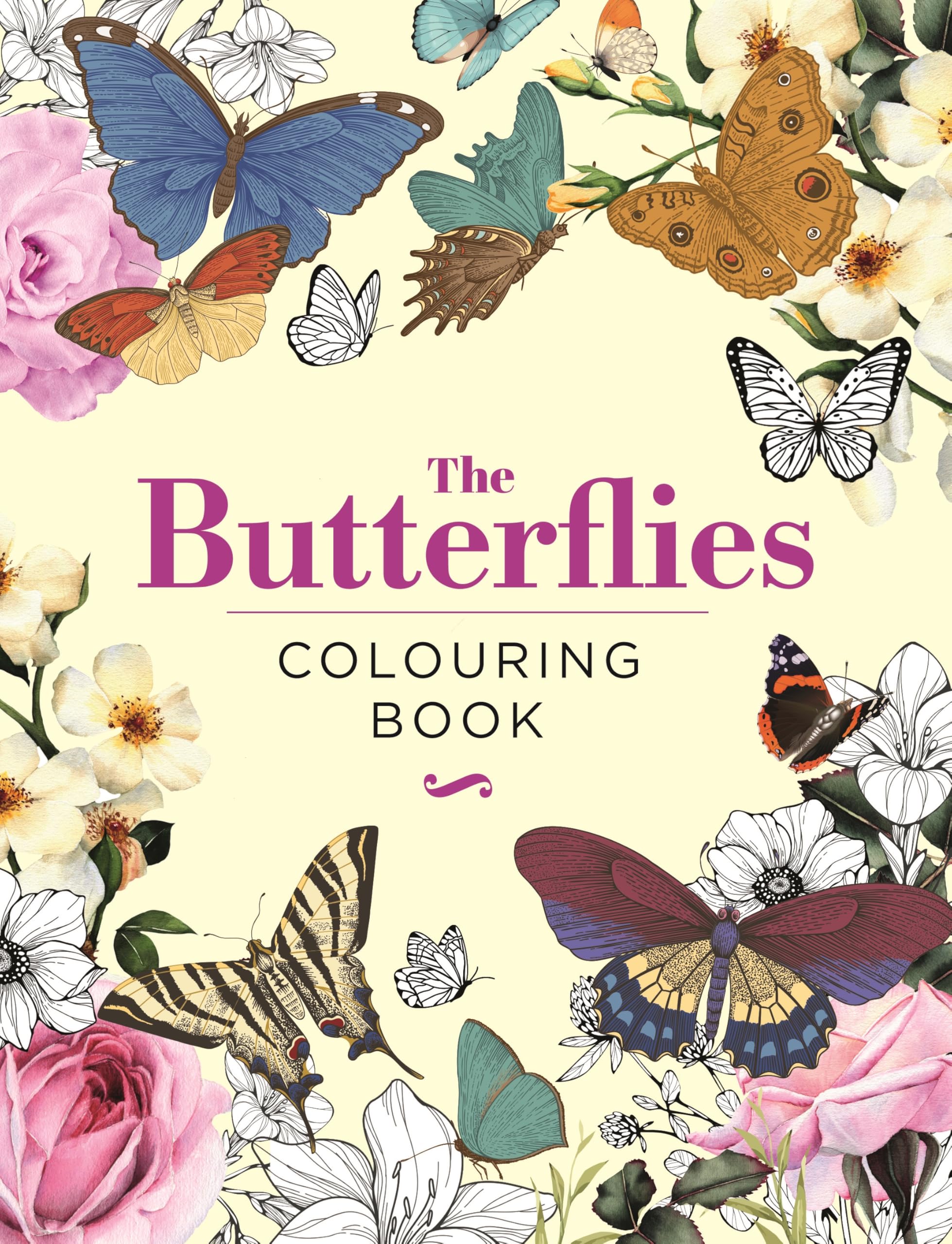 The Butterflies Colouring Book by Peter Gray HARDBACK 9781398849419