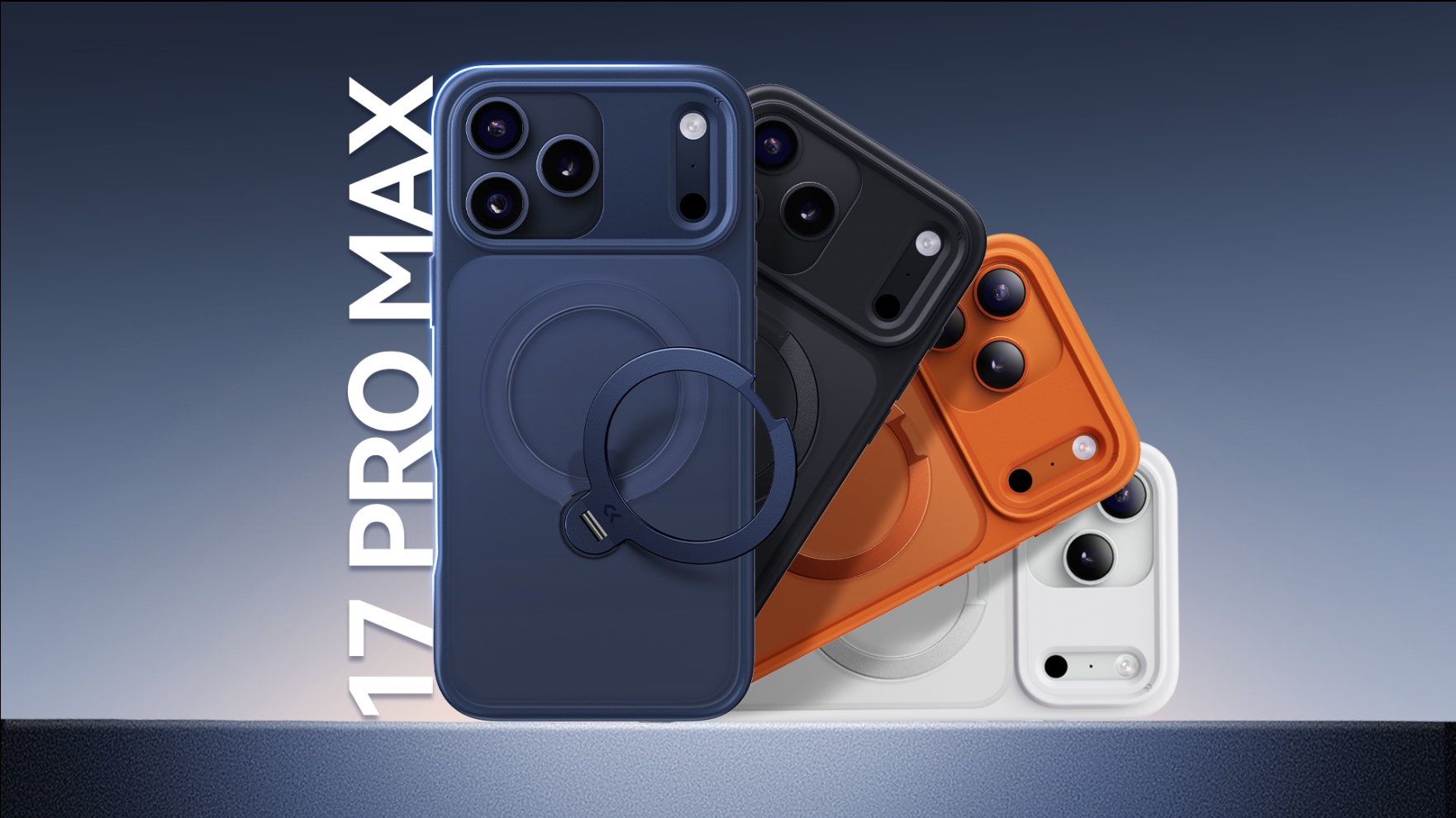 Amazon.com: CASEKOO Blue for iPhone 17 Pro Max Case with 360 Spin