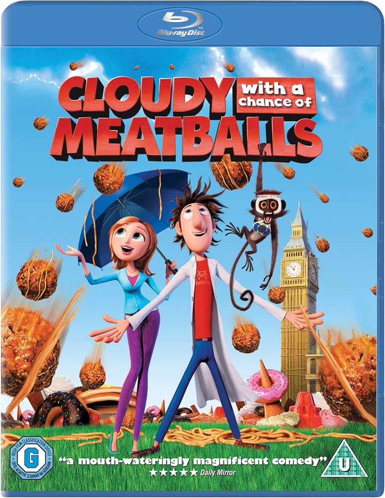  Cloudy with a Chance of Meatballs (2009) 720p HEVC BluRay ORG. [Dual Audio] [Hindi or English] x265 ESubs [700MB] Full Movie Download