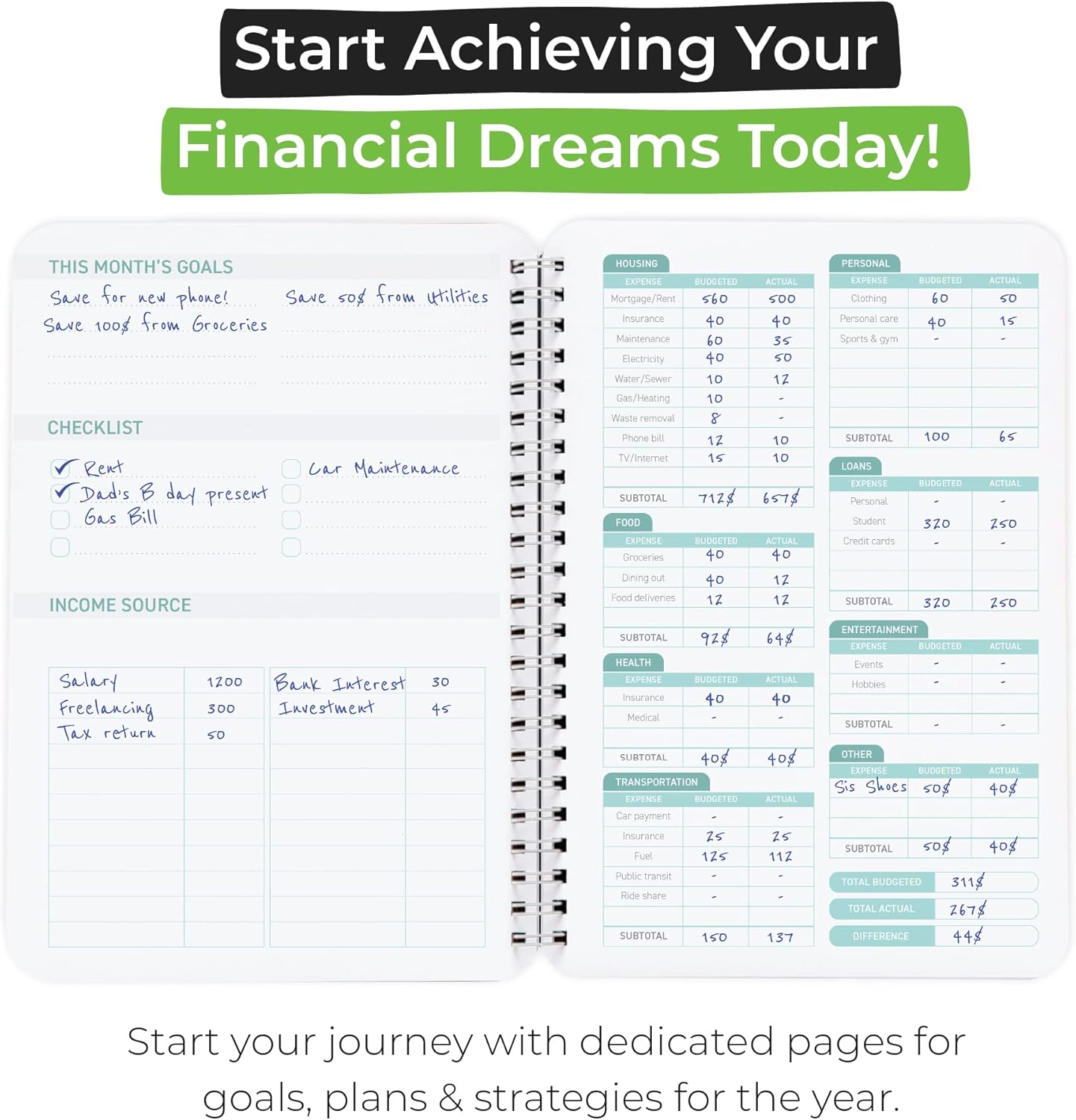 Master Your Finances with the WallDeca Undated Budget Planner: A Review