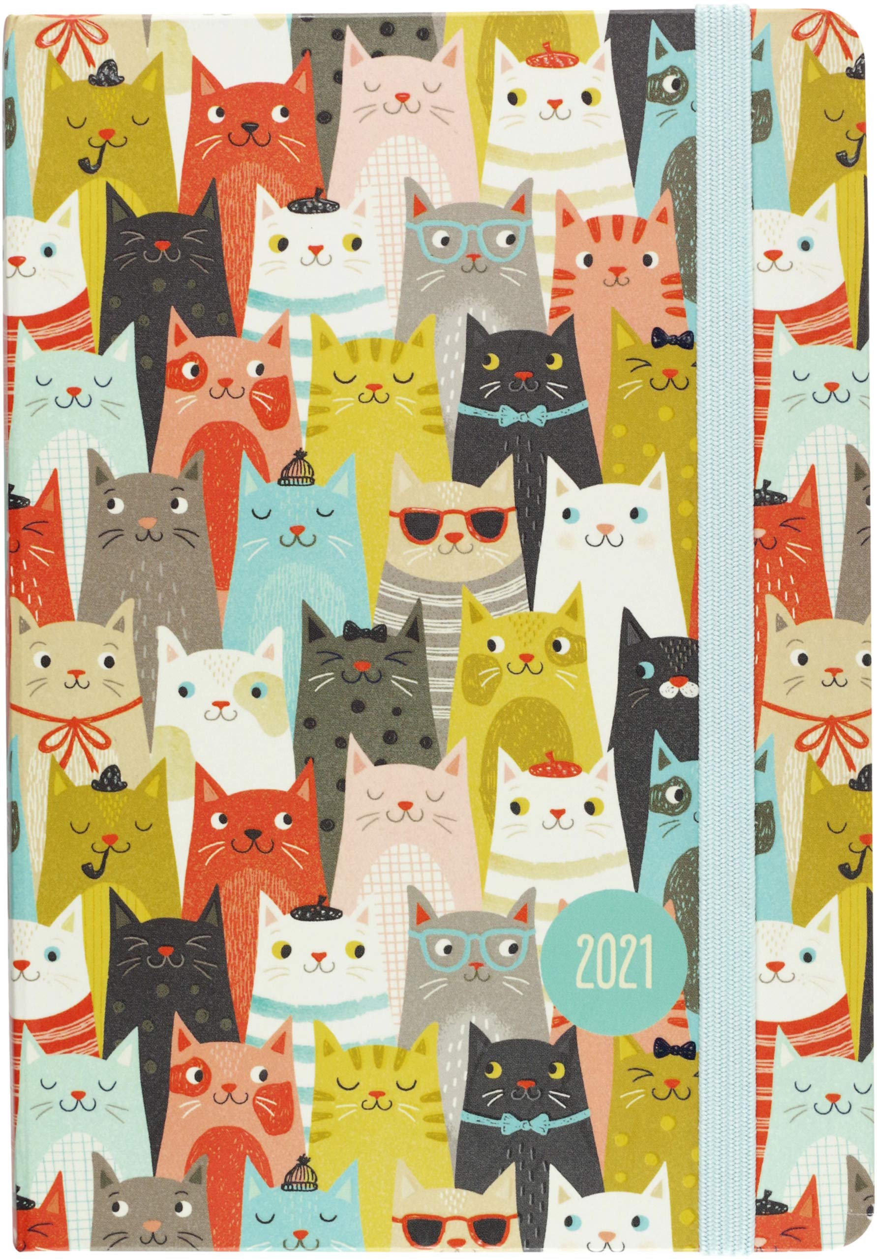 2021 Cats Weekly Planner (16-month engagement calendar)