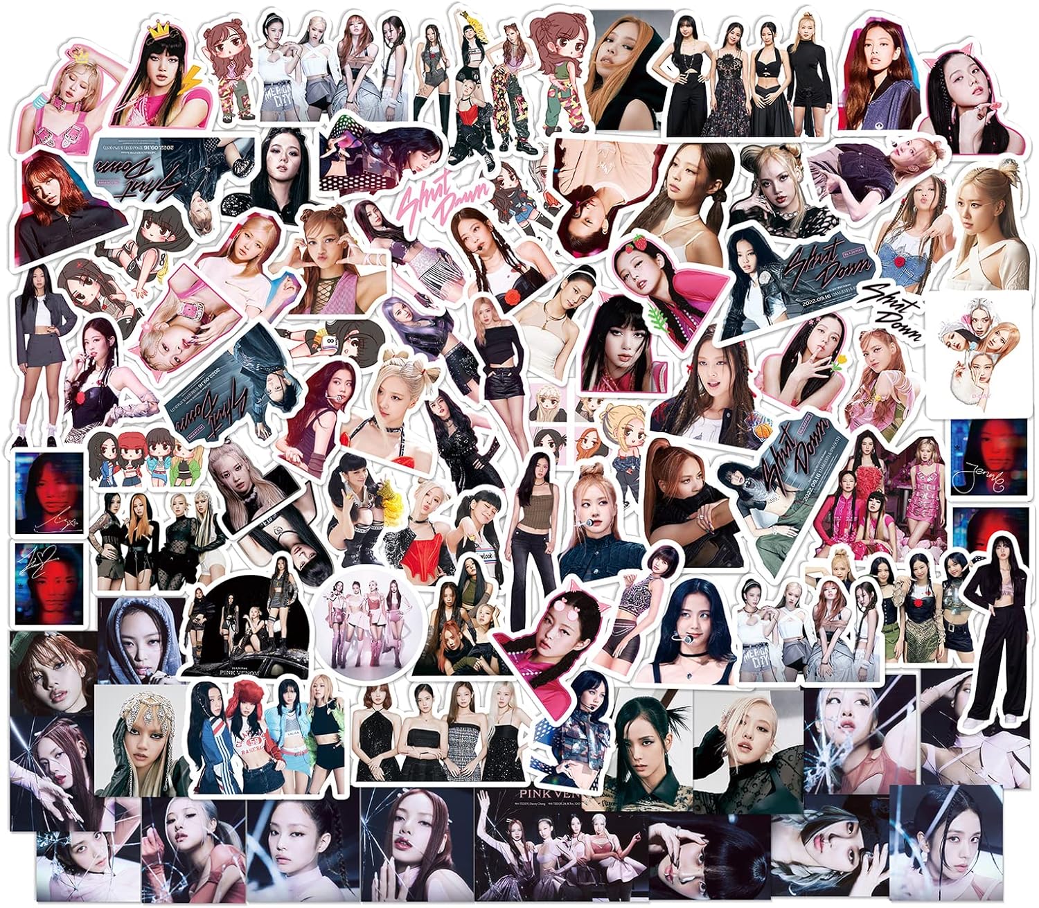 KPOPBP 159 Pcs Born Pink Album Gift Box Set Blink Fans Gift Merchandise Photocards Birthdays Party Decorations Kpop Lanyard Stickers - Image 3