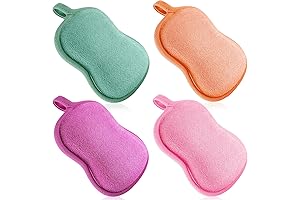 4 Pieces Baby Bath Sponge, Soft and Absorbent Kids Bath Sponges for...