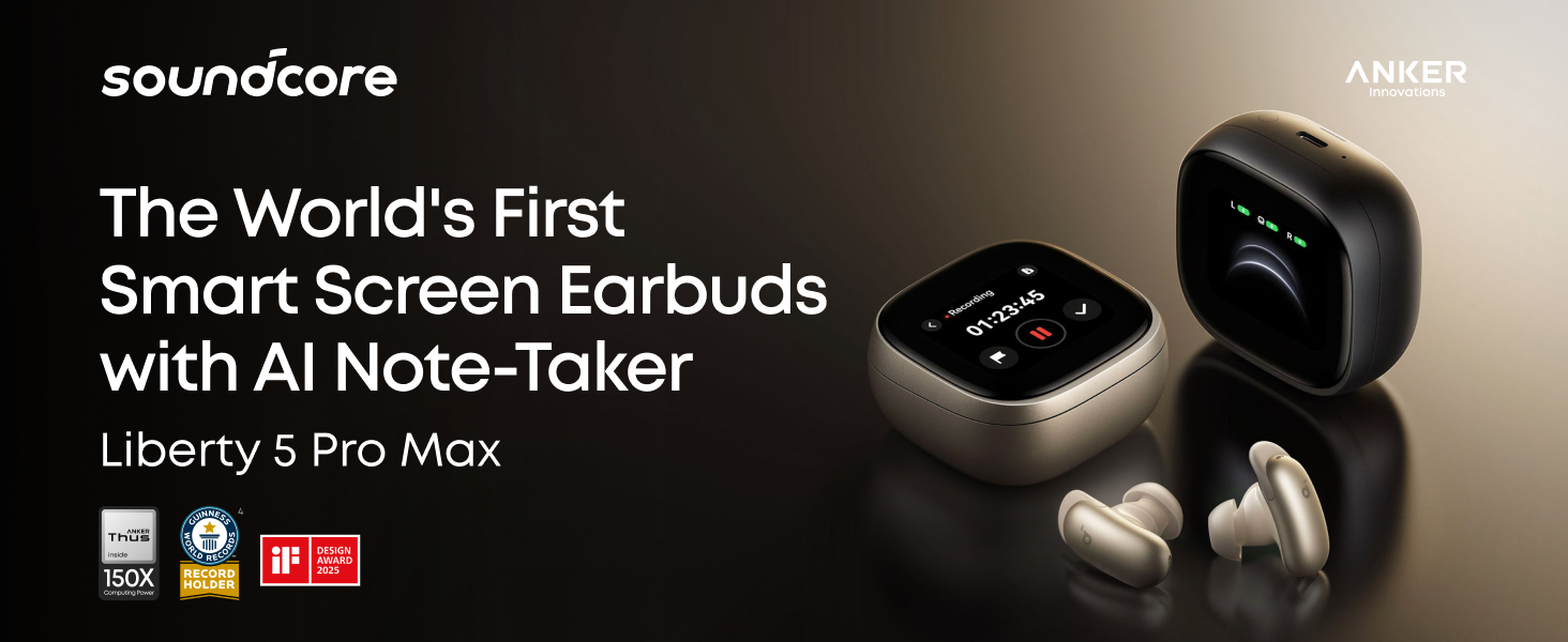Amazon.com: Soundcore Anker Liberty 5 Pro Max Wireless Earbuds, AI 