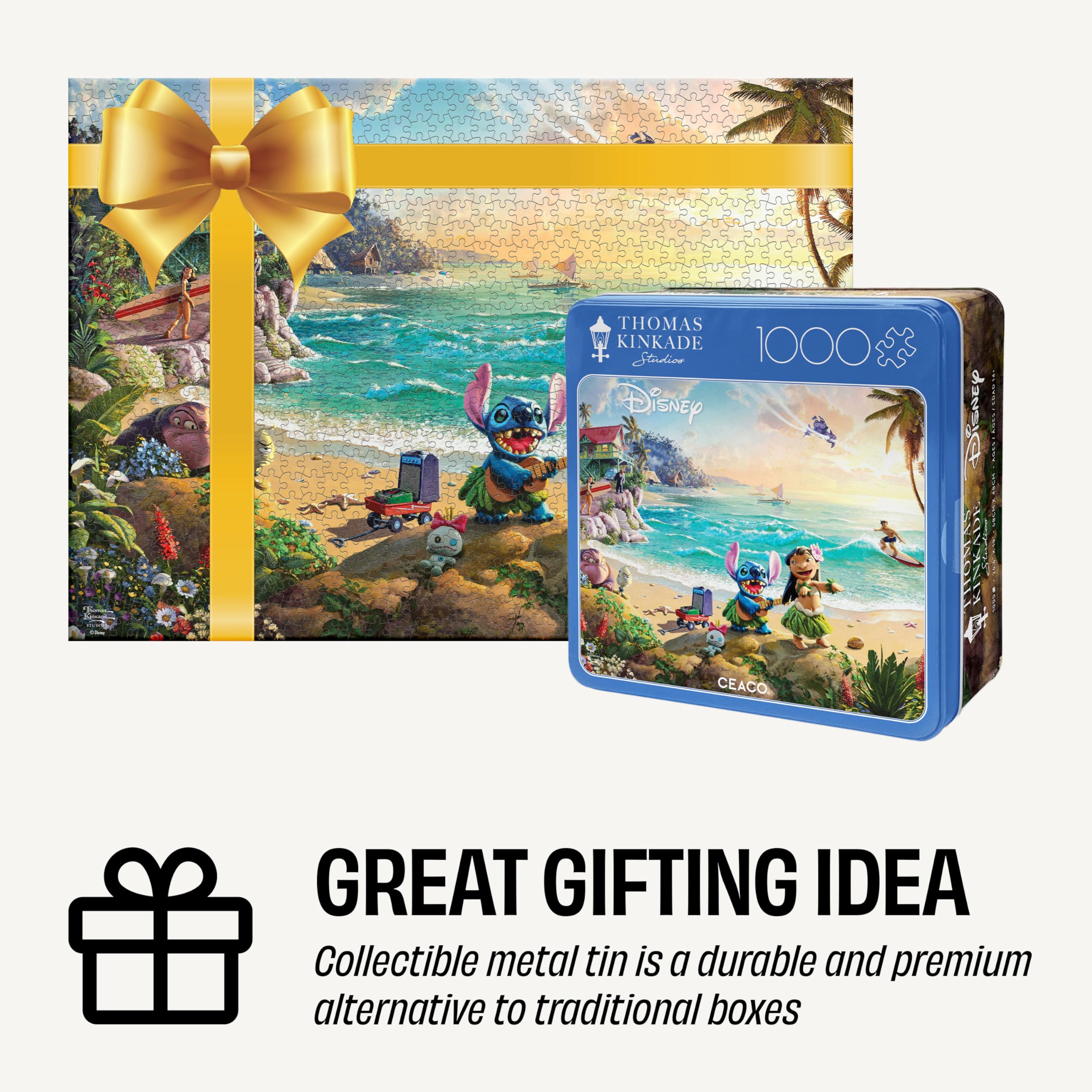 Amazon.com: Buffalo Games Disney - Thomas Kinkade - Hawaiian Beach