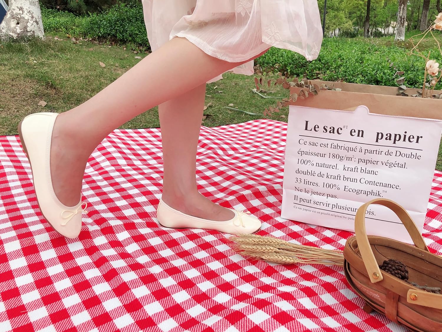 FEVERSOLE Women's Macaroon Colorful Memory Foam Cushion Insock Patent Ballet Flat - Image 2