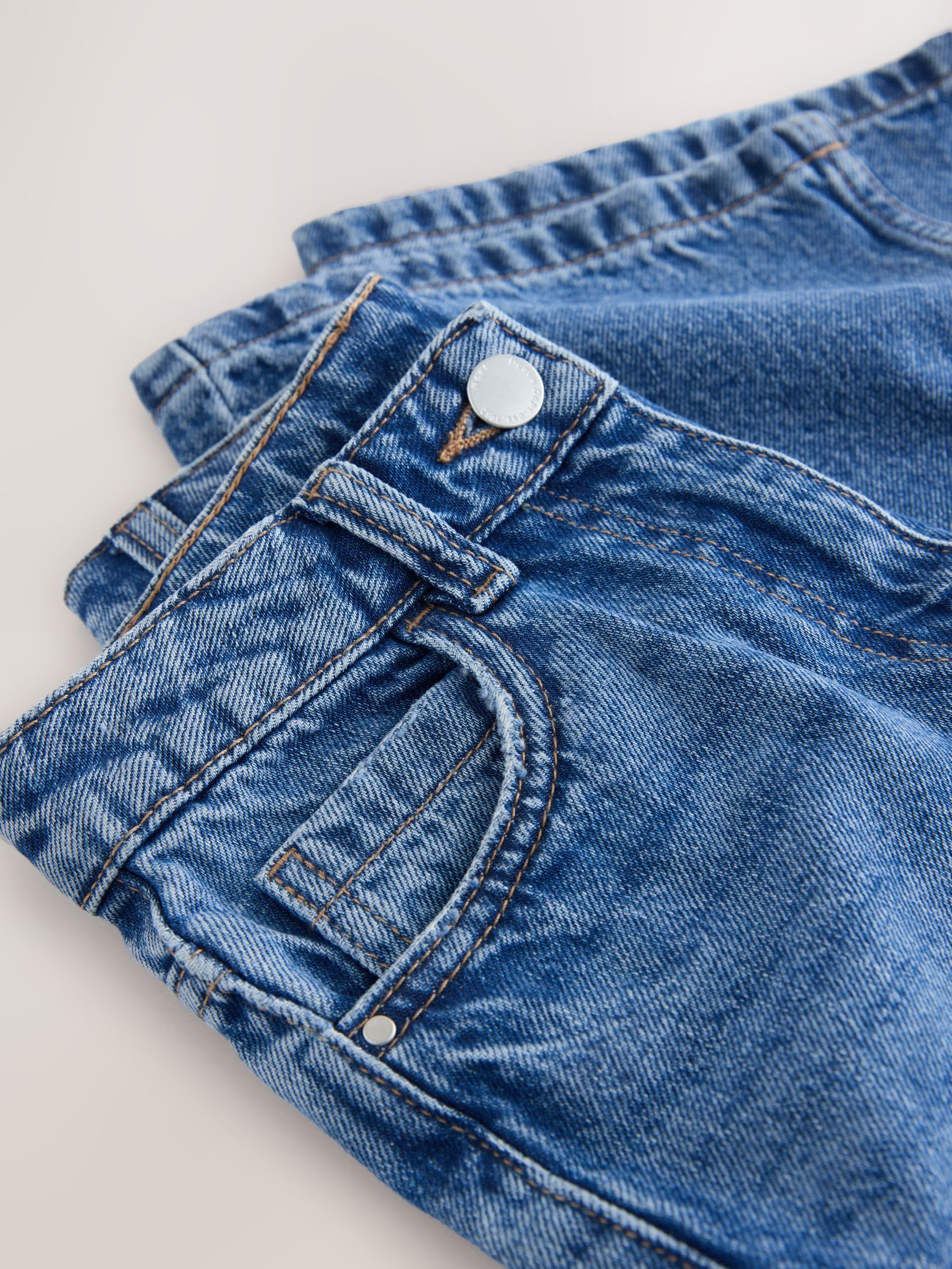 NEXT Mädchen Weit geschnittene Jeans