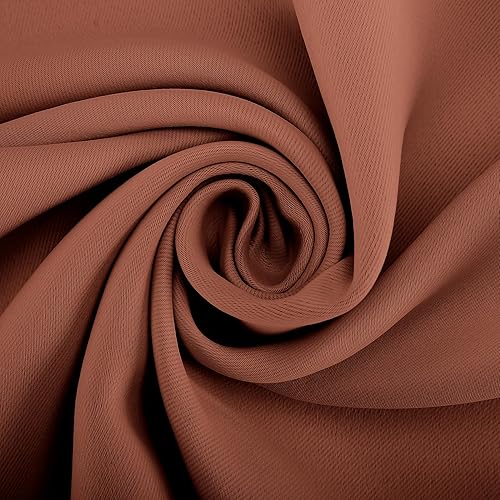 Miniatura 6 de Sun Zero Soho - Juego de 2 paneles de cortinas opacas de eficiencia energética con ojales, 54 x 96 pulgadas, color terracota