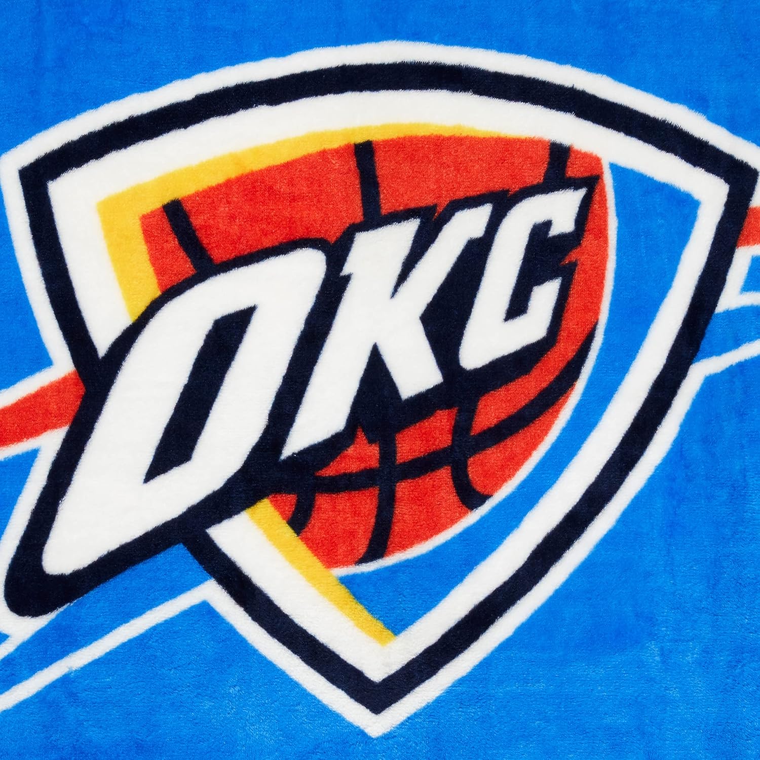 Northwest NBA Oklahoma City Thunder Unisex-Adult Raschel Throw Blanket, 50" x 60", Signature