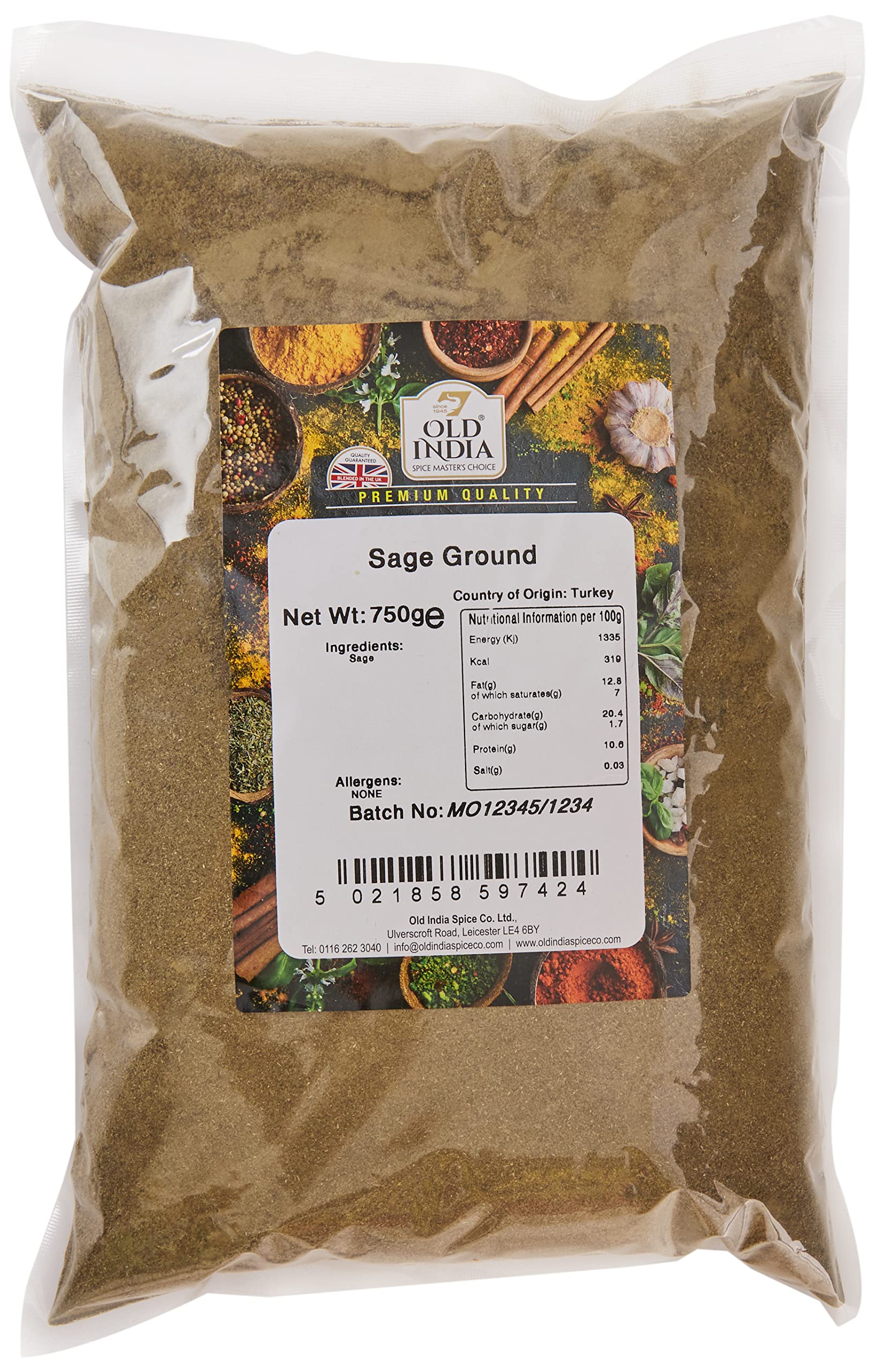 Old India Sage Ground 750g