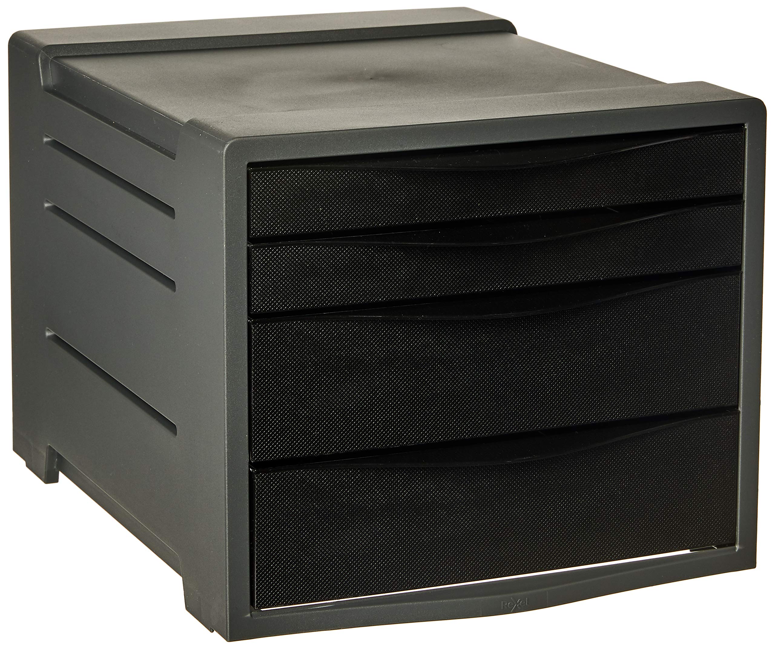 Rexel Choices Desktop Drawers Black 4 Drawers 28.5 X 37.2 X 24.5 Cm A4