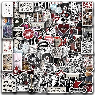 Titu Ki Baatein Aesthetic Stickers, 50 Pieces, Multi Color, Waterproof Vinyl Decals, Y2K Style, 5-9 cm, for Water Bottle L... Price In India