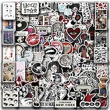 Titu Ki Baatein Aesthetic Stickers, 50 Pieces, Multi Color, Waterproof Vinyl Decals, Y2K Style, 5-9 cm, for Water Bottle Laptop Skateboard