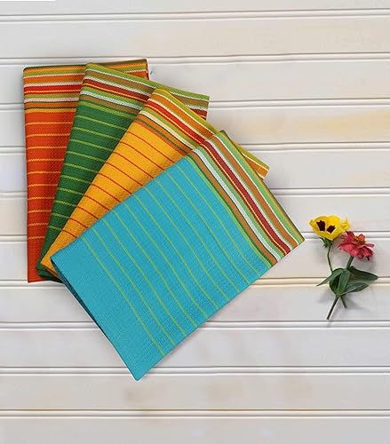 Miniatura 6 de Gratico - Toallas de cocina 100% algodón natural, juego de 12 (20 x 28 pulgadas), varios colores, multiusos, muy suaves, altamente absorbentes,