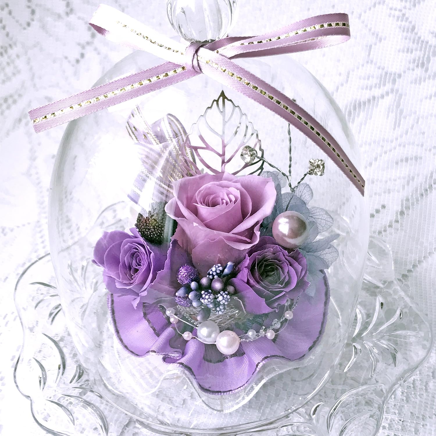 花 まりか プリザーブドフラワー ギフト 花かご アレンジメント プレゼント　桃 花 まりか プリザーブドフラワー ギフト 花かご アレンジメント