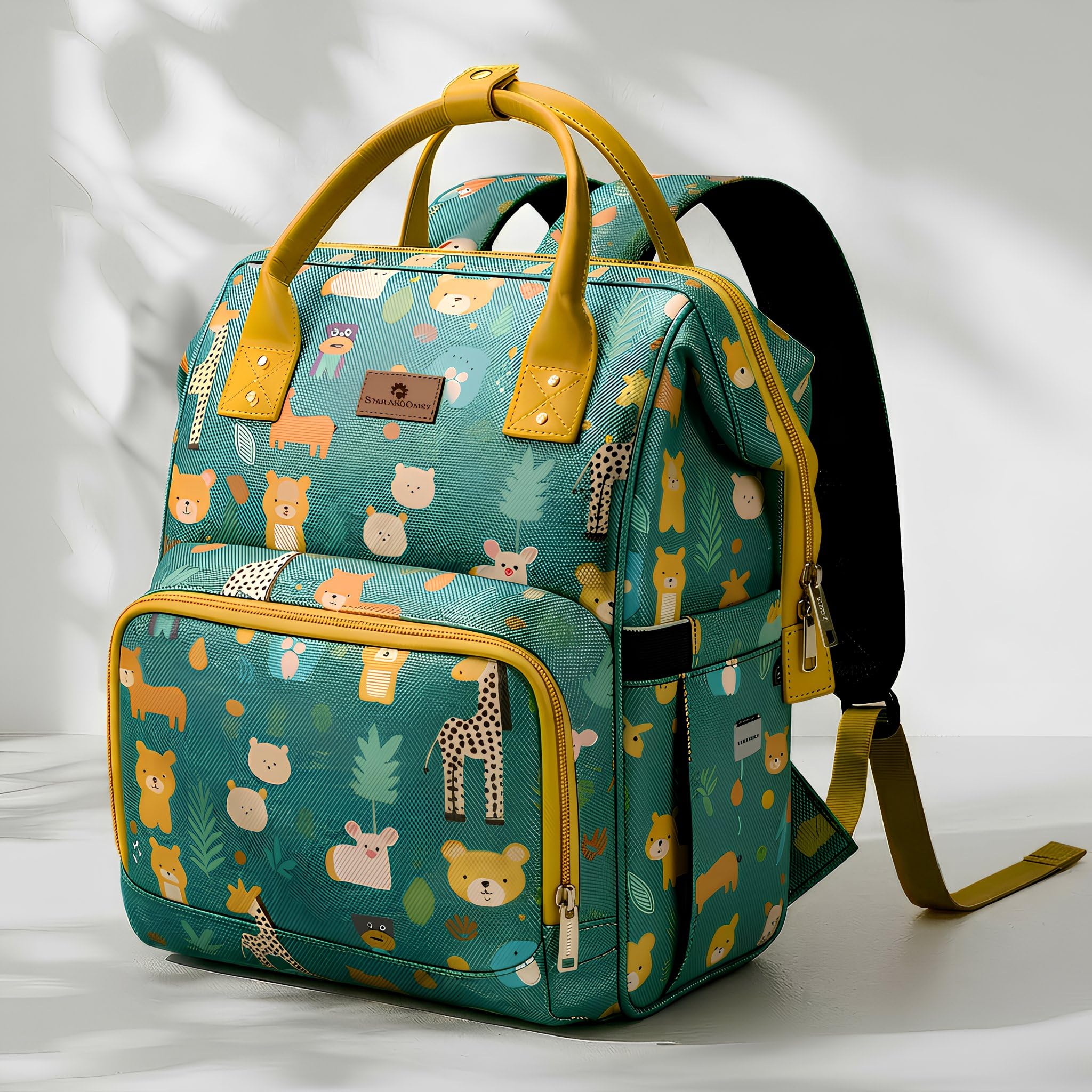 StarAndDaisy baby diaper Bag, mommy backpack for Travel with multiple pockets, 26 liter Enhanced Capacity, Baby Bags for Mom with 3 double insulated pockets-image-21