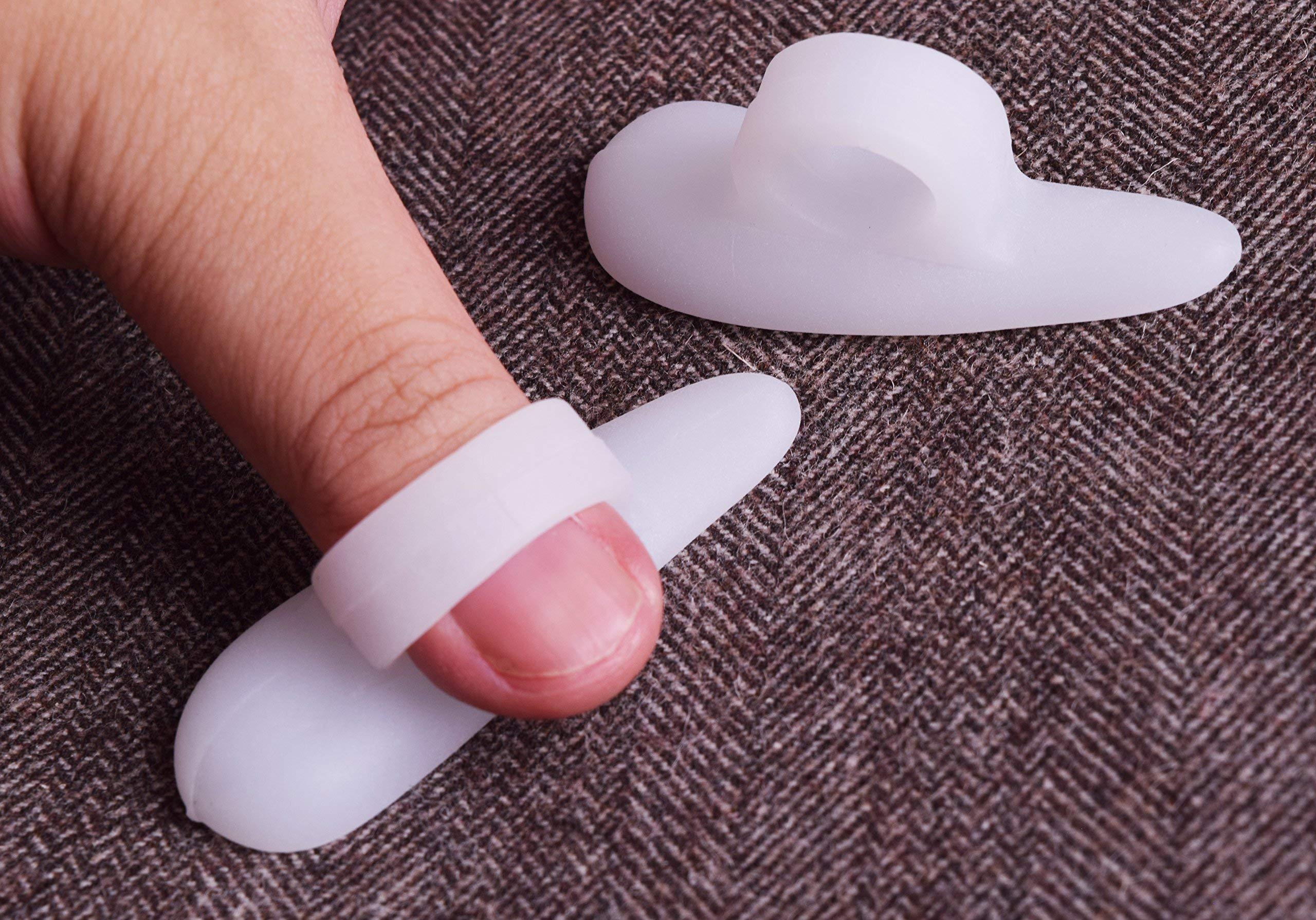 Toe Separators Hammer Toe Straightener 4Pack Big Toe Spacers Gel