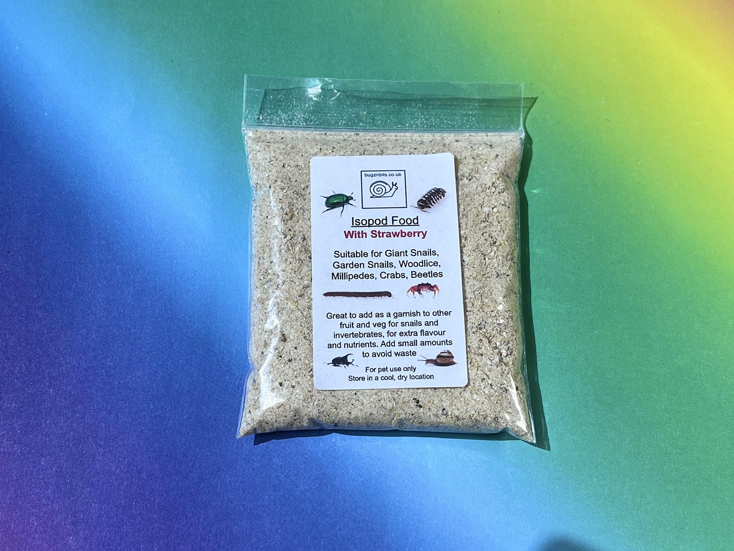 Isopod food, Woodlice and Millipede Supplement Food (With Strawberry)