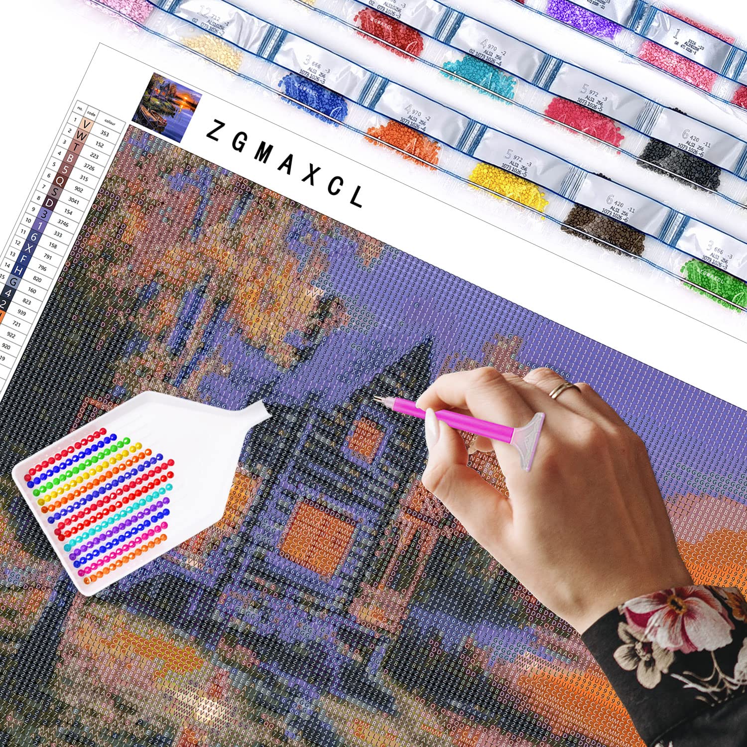 ZGMAXCL 5D Diamond Painting voor Volwassenen Groot Formaat Full Diamant Borduurwerk Kruissteek Kunst Set Home Woonkamer Decoratie Waterval Landschap 120x50cm ZGMAXCL 5D Diamond Painting voor Volwassenen Groot Formaat Full Diamant Borduurwerk Kruissteek Kunst Set Home Woonkamer Decoratie Waterval Landschap 120x50cm