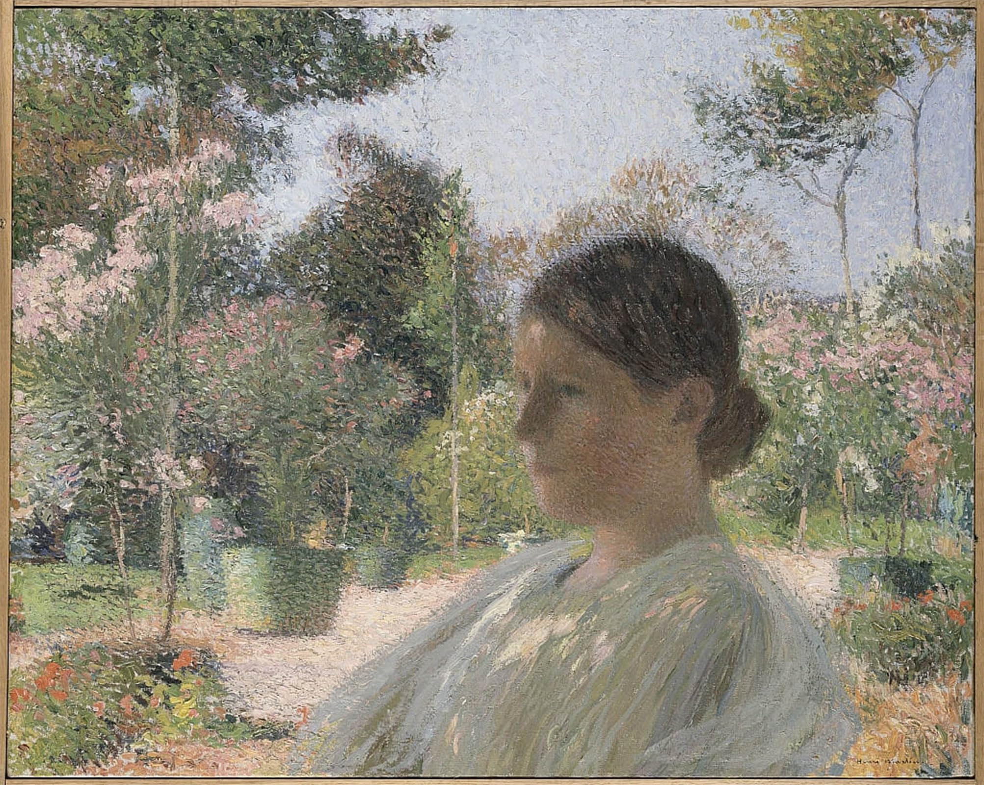ARTXLXXBN Famous Art Print Poster Vintage Wall Art in the Garden by Henri Canvas Art Poster for Home Decor 60x90cm