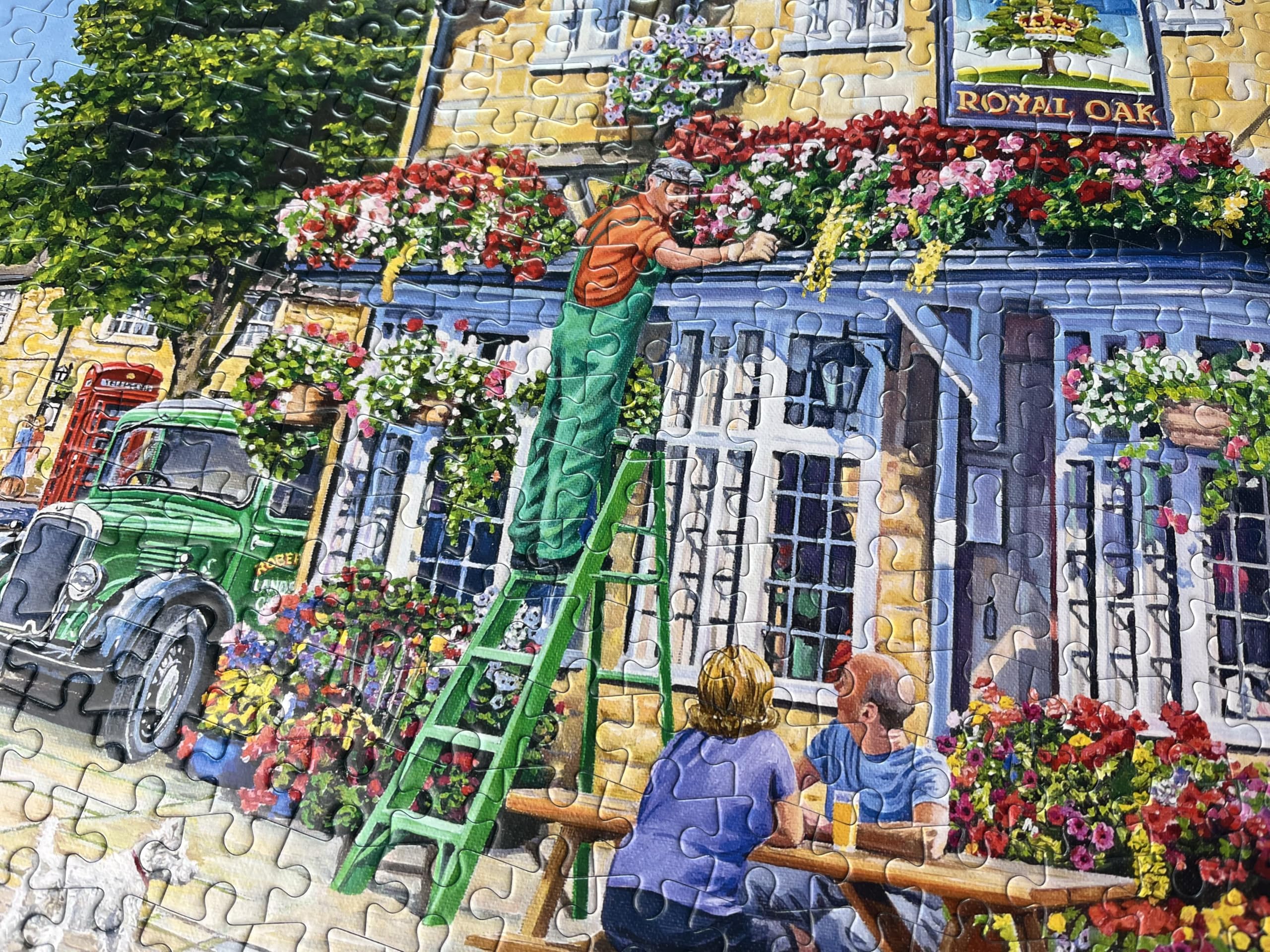 Gibsons Games World - Puzzle rotondo da 500 pezzi, puzzle sostenibile per adulti, in cartoncino riciclato al 100% di alta qualità