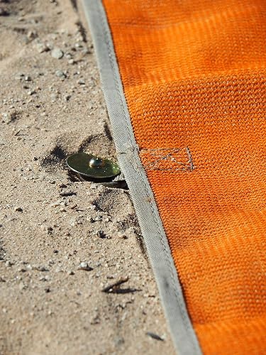 Miniatura 8 de Estaca de acero resistente a la corrosión, de perfil bajo, de acero de resorte, de bajo perfil, alfombra de arena para caravana, alfombra de