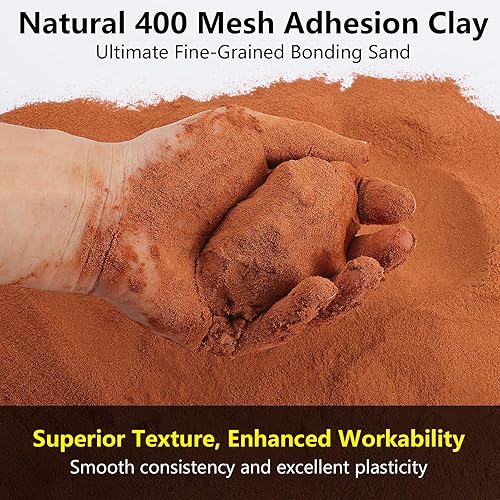 Miniatura 2 de Arena de fundición ultrafina de malla 400 sin aceite para fundición de joyas de metal, arena de fundición prémium para réplicas altamente detalladas