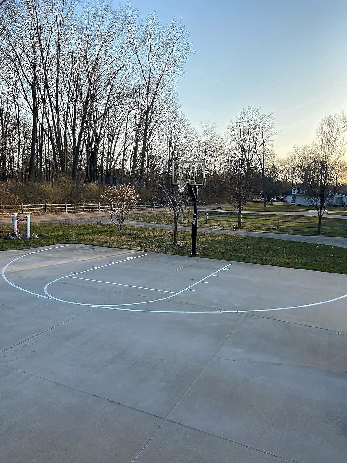 Ronan Sports Complete Easy Court Premium Basketball Marking Stencil Kit (No Paint Included) : Sports & Outdoors