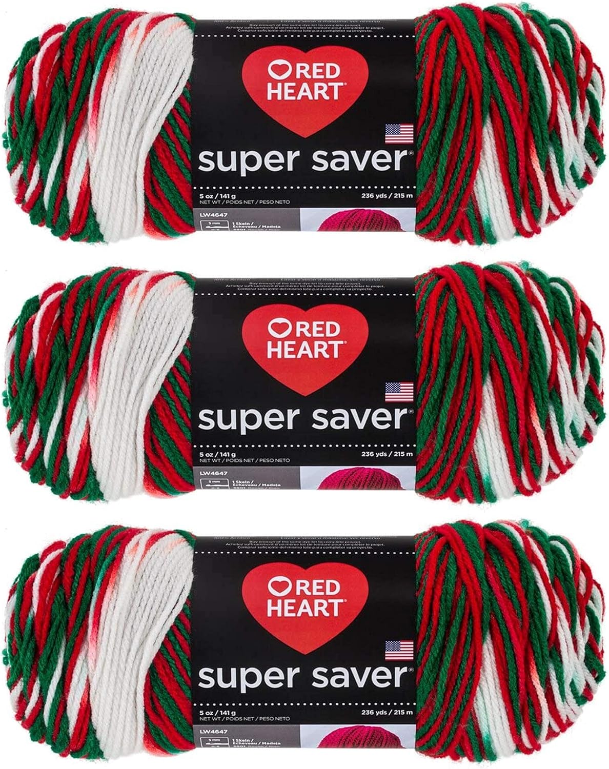 Bulk Buy Red Heart Super Saver Yarn Mistletoe E300979 by Red Heart