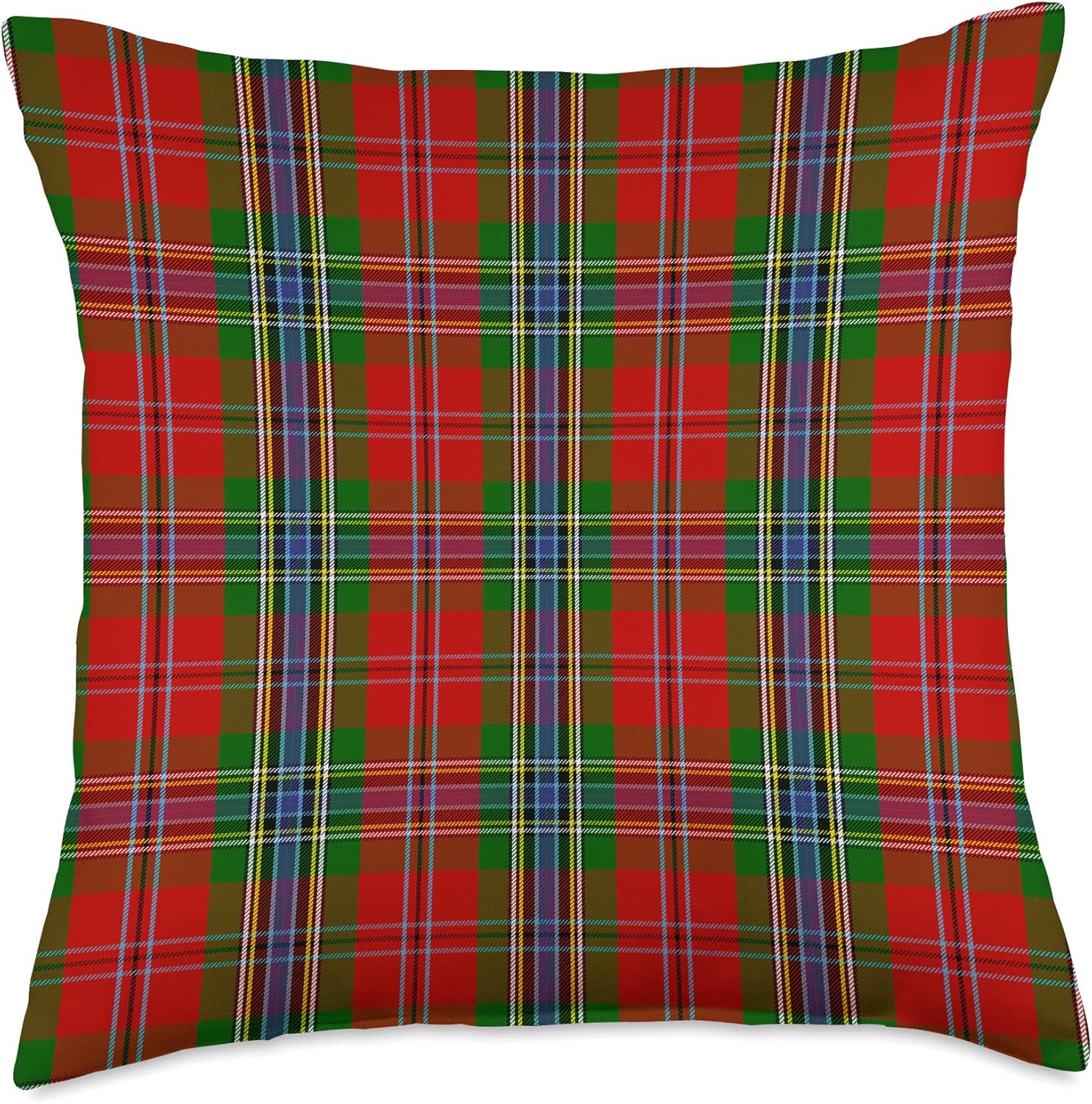 MacLean of Duart Tartan Scottish Plaid Throw Pillow