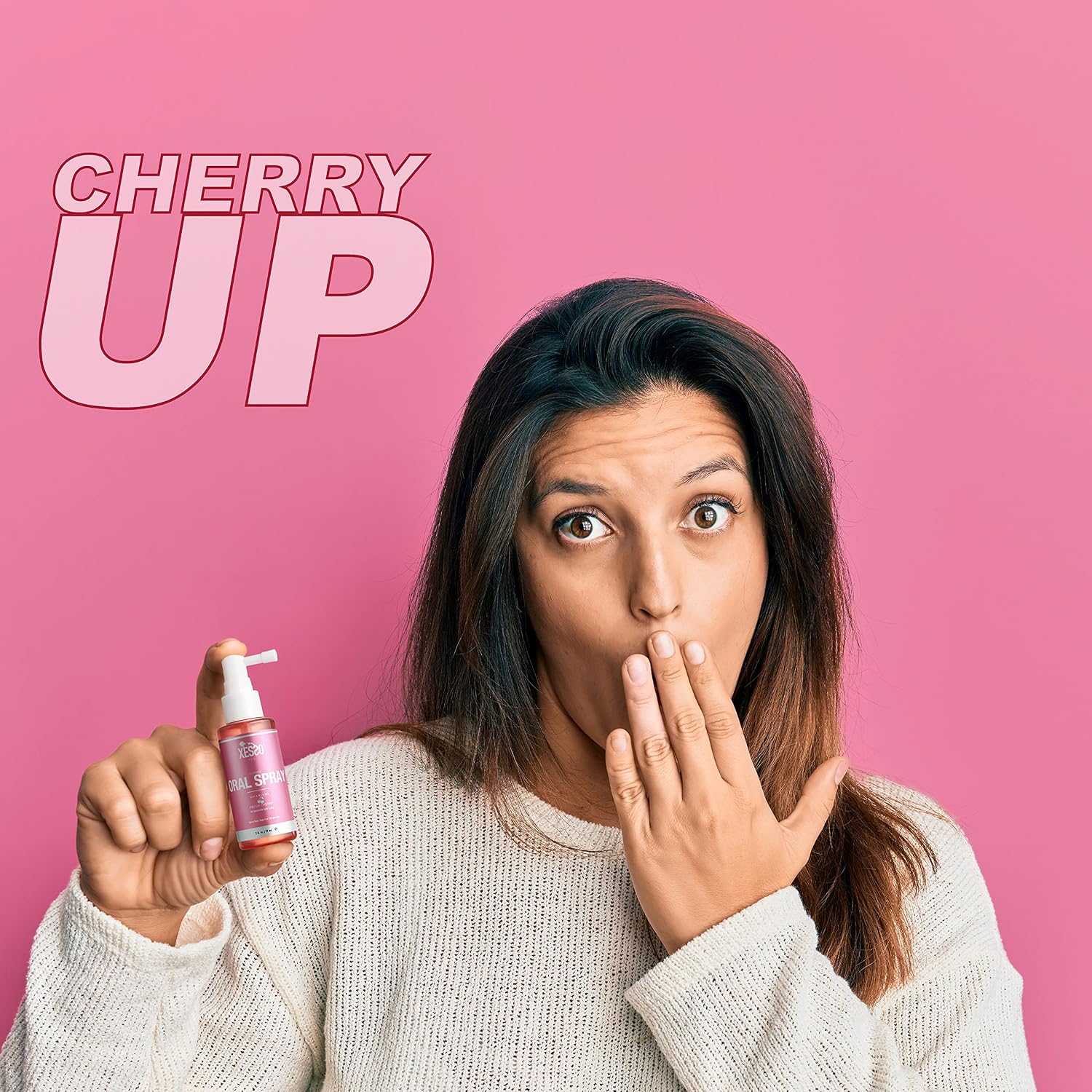 XESSO Deep Throat Relaxing Spray Cherry Flavored 2 Fl.oz for Women Men, Numbs Throat and Reduces Gag Reflex, Throat Mouth Desensitizing Spray for Oral Pleasure-Made in USA