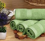 Utopia Towels 8-Piece Ensemble de serviettes premium, 2 Bain Towels, 2 Main Towels, et 4 Laver les vêtements, 600 GSM 100% Anneau Spun Coton Très Absorbant Towels pour salle de bain, salle de gym, hôtel et spa (vert de l'âge)