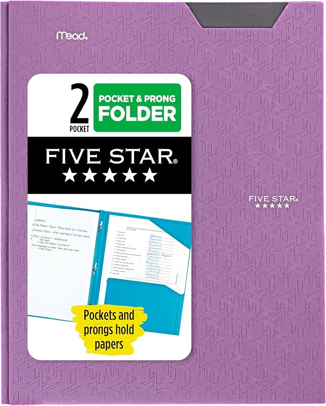 Five Star 2-Pocket Plastic Folder just $2.37 at Amazon