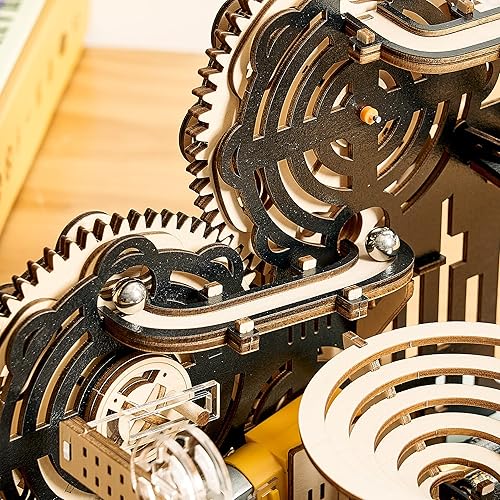 Miniatura 4 de bennama Juego de rompecabezas de madera 3D con diseño de mármol, kits de modelos mecánicos con motor, rompecabezas y rompecabezas para