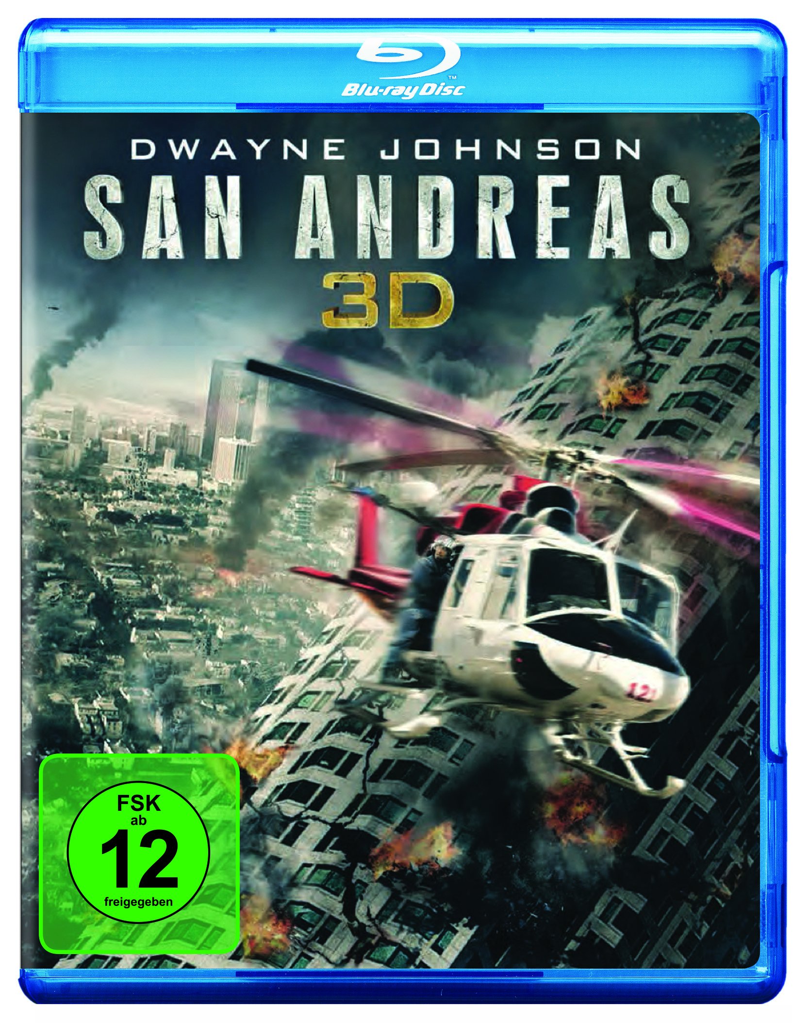 San Andreas Blu-ray formato físico original de acción y catástrofes para reproductor doméstico